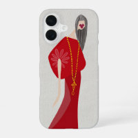 Scarlet Red Woman Style Glam Fashion Art