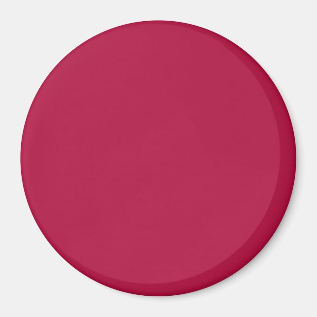 Scarlet Sage Red Burgundy Maroon Colour 2015 Trend Magnet (Front)