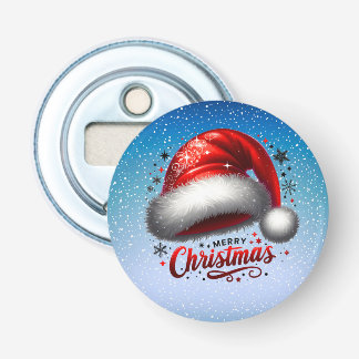 Scarlet Santa Hat Glow Bottle Opener