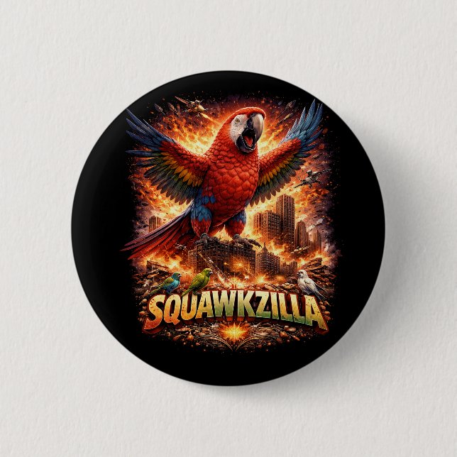 Scarlet Siege 6 Cm Round Badge (Front)