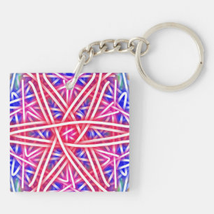 Scarlet Star Key Ring