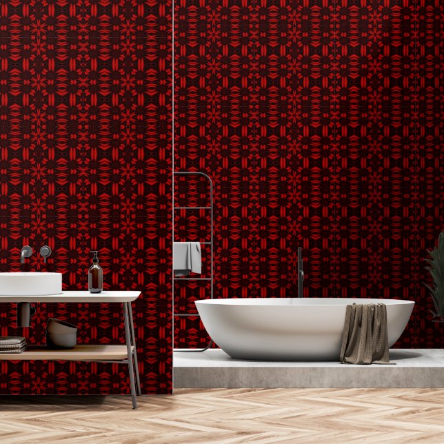 Scarlet Summer Wallpaper (Bathroom)