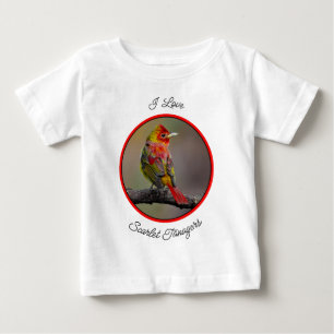 Scarlet Tanager Molting - Original Photograph Baby T-Shirt