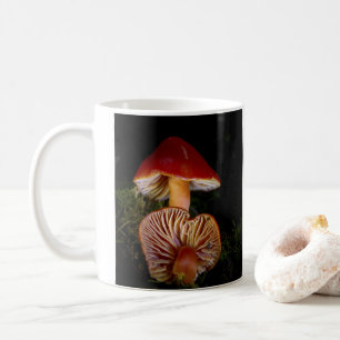 Scarlet Waxcap Mushroom Mug