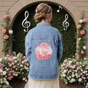 Scarlet Whispers Denim Jacket