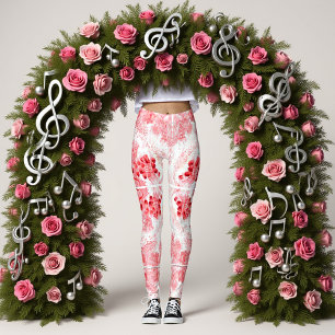 Scarlet Whispers Leggings