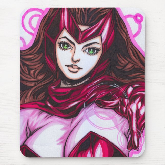 Scarlet Witch ~ Wanda Maximoff Mouse Mat (Front)