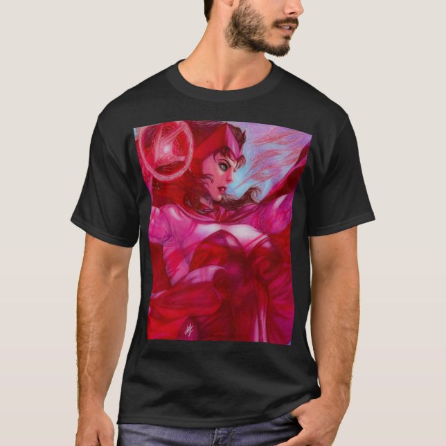 Scarlet Witch ~ Wanda Maximoff T-Shirt (Front)