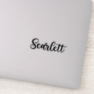 Scarlett Name - Handwritten Calligraphy