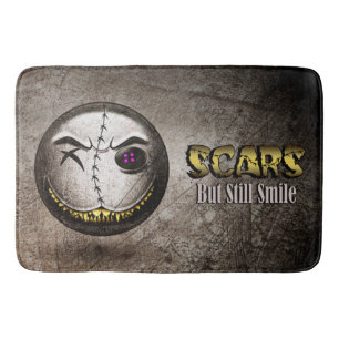 Scarmoji Vintage Bath Carpet Mat