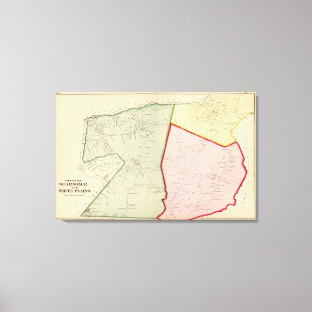 Scarsdale, White Plains, New York Canvas Print (Front)