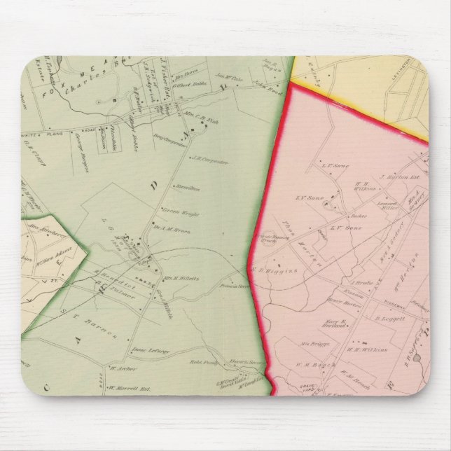 Scarsdale, White Plains, New York Mouse Mat (Front)