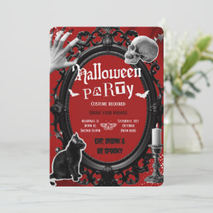 Scary Adult Halloween Party Invitation