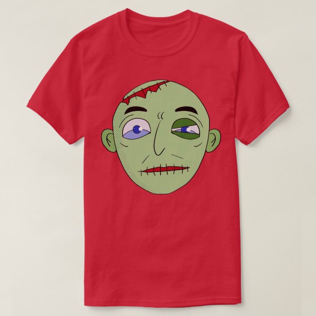 Scary and patched T-Shirt (Design Front)