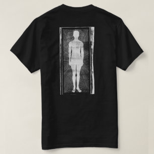 Scary Art, Abstract Surrealist Man Silhouette T-Shirt