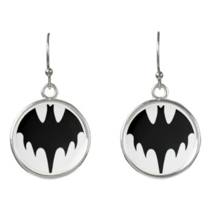 Scary Bat Halloween Drop Earrings