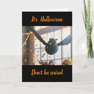 **SCARY BAT** *I WILL TAKE CARE OF YOU** HALLOWEEN CARD
