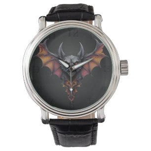 Scary Bat Ink Drawing, Watch