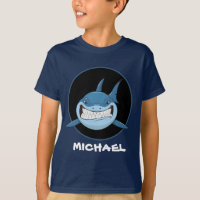 scary beach shark lovers T-Shirt