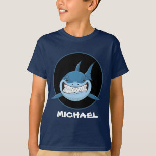 scary beach shark lovers T-Shirt