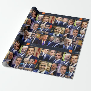 Scary Biden Wrapping Paper