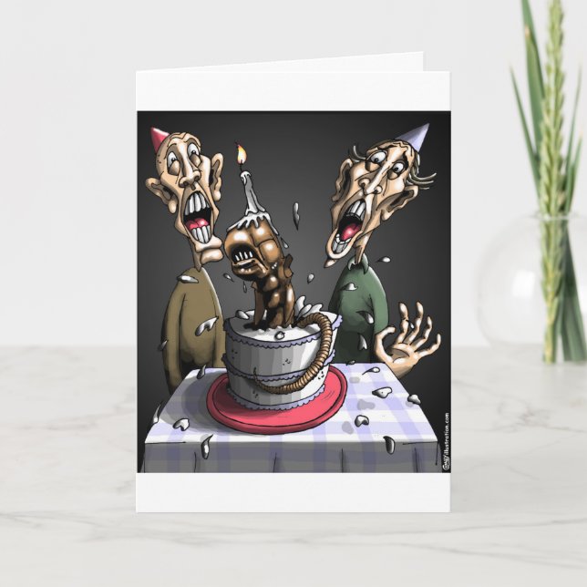Scary Birthday! Holiday Card (Front)