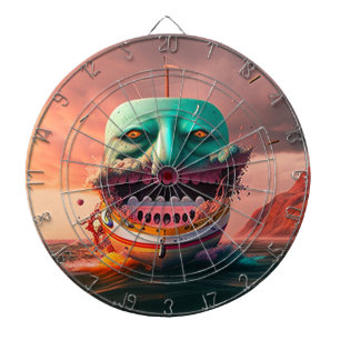 Scary boat dartboard