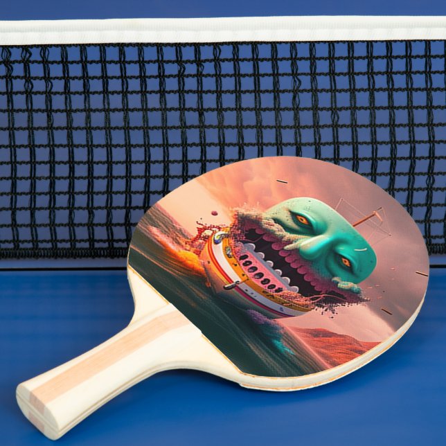 Scary boat ping pong paddle (Insitu)
