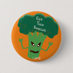 Scary Broccoli Thunder_Cove 6 Cm Round Badge
