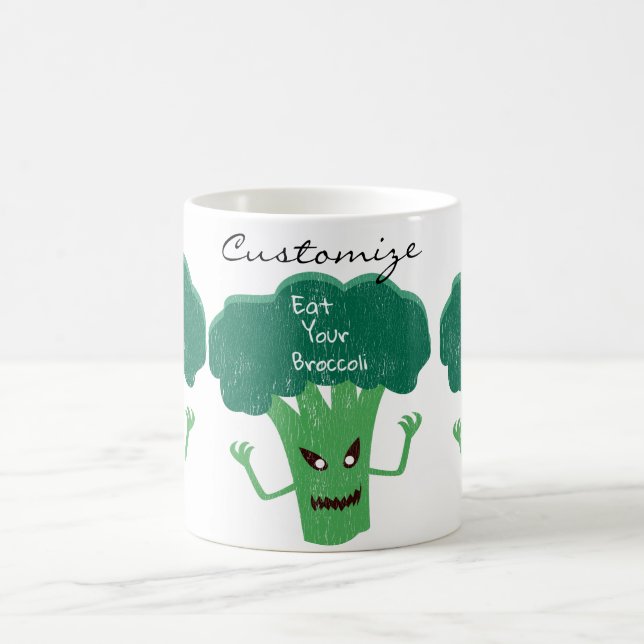 Scary Broccoli Thunder_Cove Coffee Mug (Center)