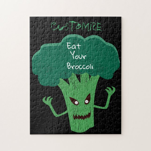 Scary Broccoli Thunder_Cove Jigsaw Puzzle (Vertical)