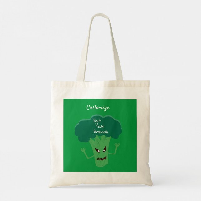 Scary Broccoli Thunder_Cove Tote Bag (Back)