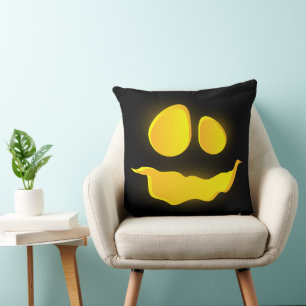 Scary Bumkin Smile Halloween Season  Cushion