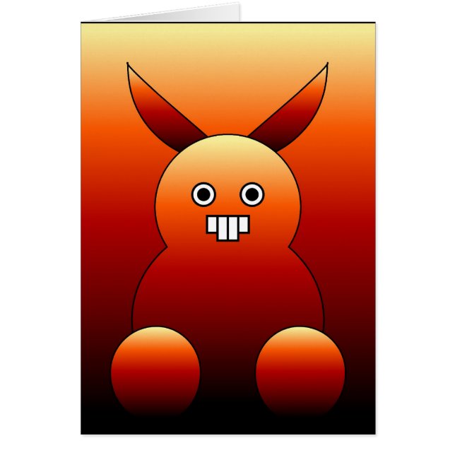 Scary Bunny Monster. (Front)