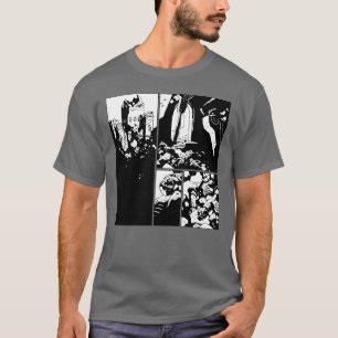 Scary Castles  in Comic Book Panels T-Shirt