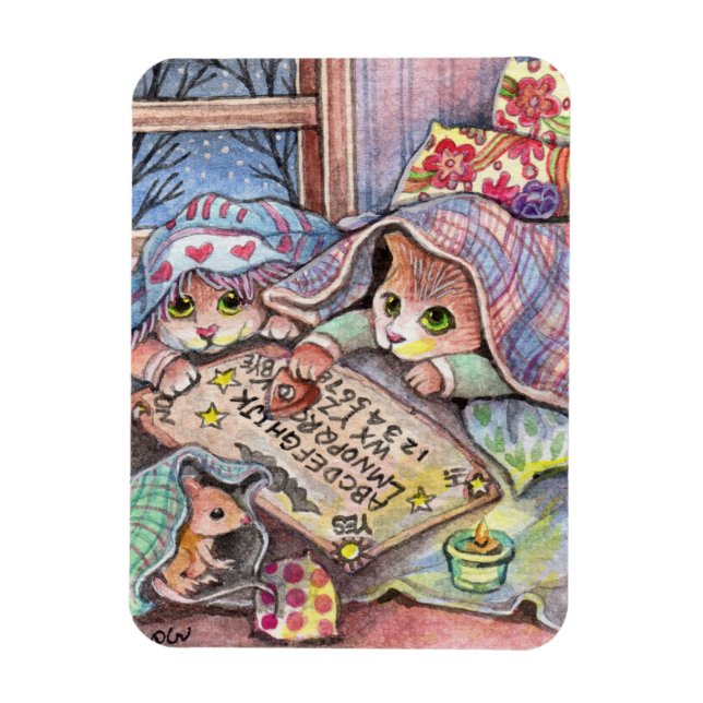 Scary Cats Magnet (Vertical)