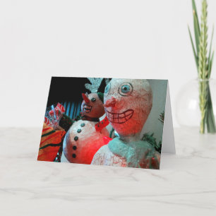 Scary Christmas Holiday Card