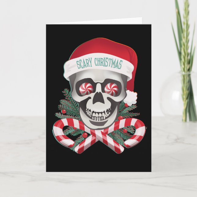 Scary Christmas Holiday Card (Front)