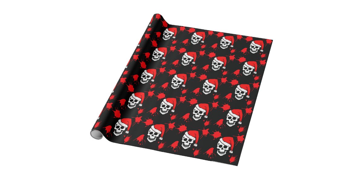 Scary Christmas Wrapping Paper | Zazzle.co.uk