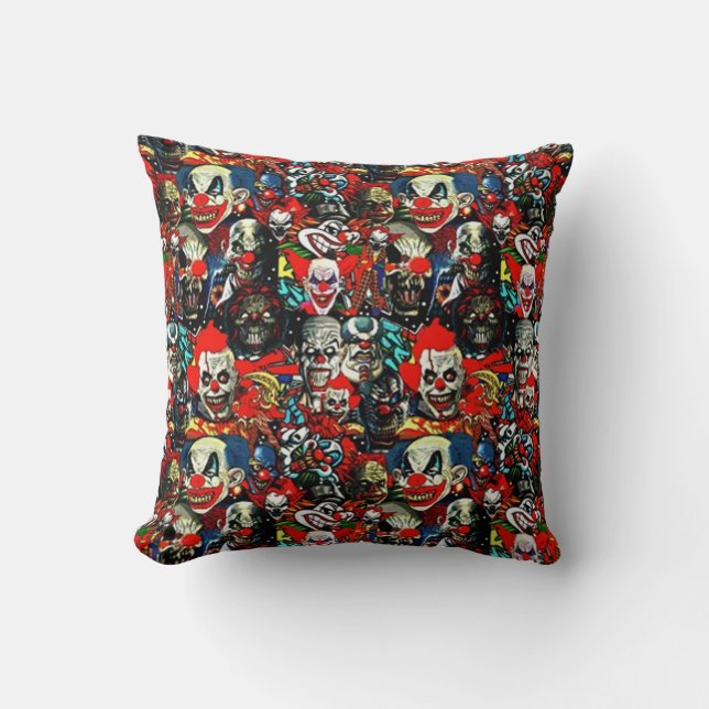 Scary Circus Buddies Cushion (Front)