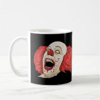 SCARY Clown Face Coffee Mug