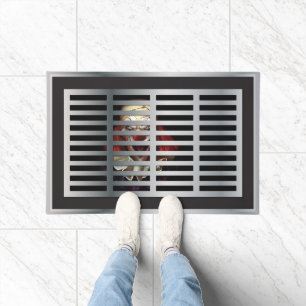 Scary Clown Halloween Novelty Doormat