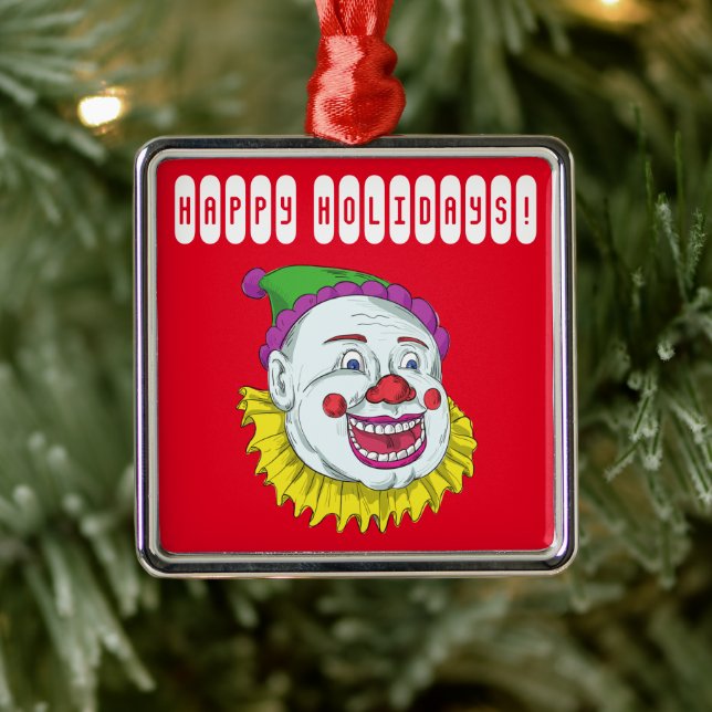 Scary Clown Horror Creepy Metal Tree Decoration (Tree)