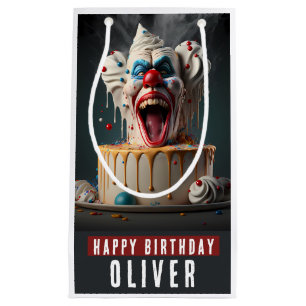 Scary clown themed Birthday Gift Bag