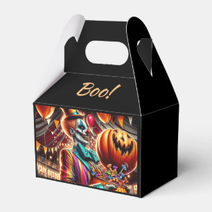Scary Clown with Jack O' Lantern Halloween Favour Box