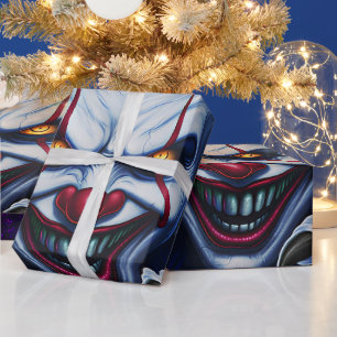 Scary Clown Wrapping Paper