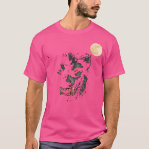 Scary Cool Halloween Werewolf Lychan Trick Or Trea T-Shirt