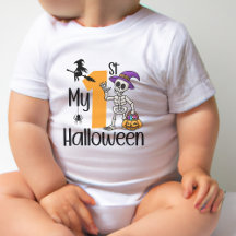 Scary Costume Gift Cute Outfit My 1st Halloween