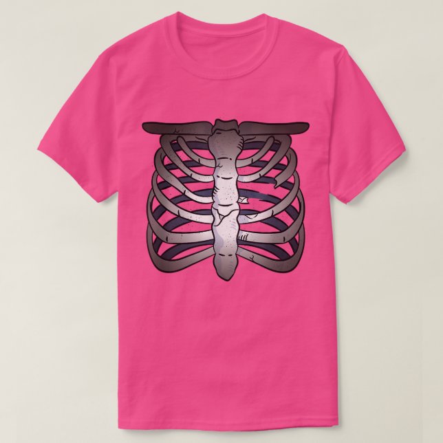 Scary creepy skeleton bones  T-Shirt (Design Front)