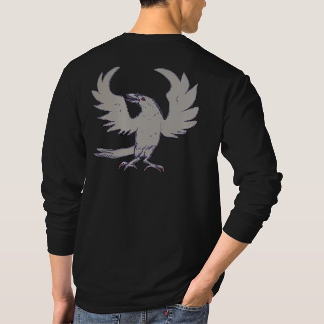 Scary Crow Red Eyes Shirts (Back)